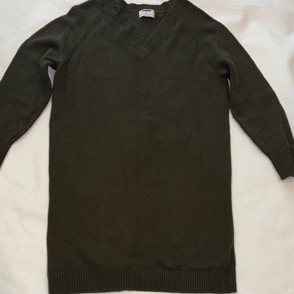 Old Navy Forest Green Long Sleeve Sweater Dress L NWOT - Picture 4 of 12